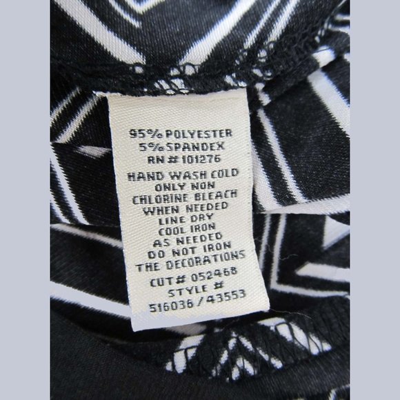 Beige by ECI Dress Black White Size 4 - Picture 6 of 6